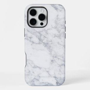 White Marble iPhone 16 Pro Max Case