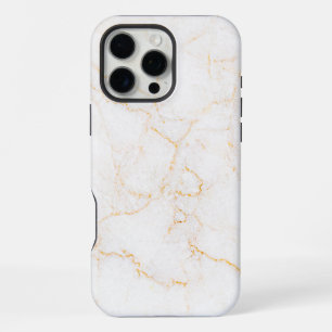 White Marble iPhone 16 Pro Max Case