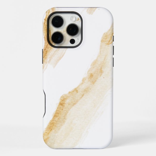 White Marble  iPhone Case (Back)