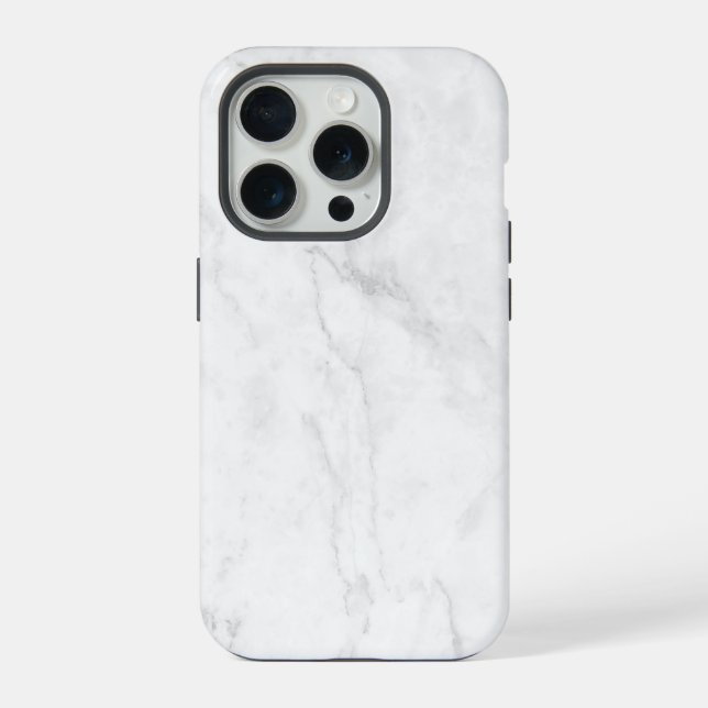  White Marble iPhone Case (Back)