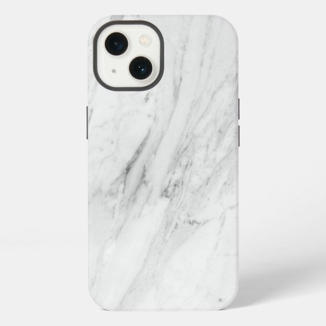 White Marble  iPhone Case (Back)