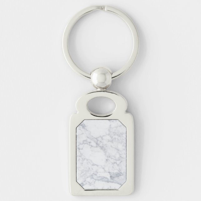 White marble key ring (Front)
