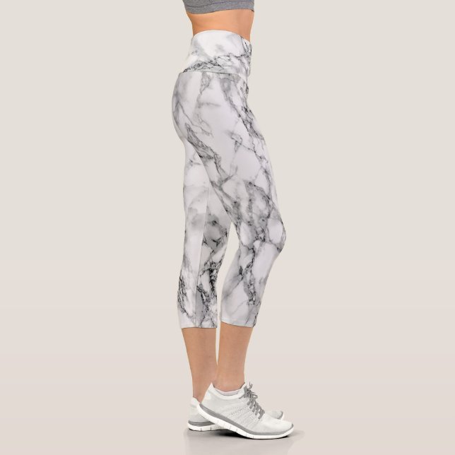 White Marble Leggings (Right)