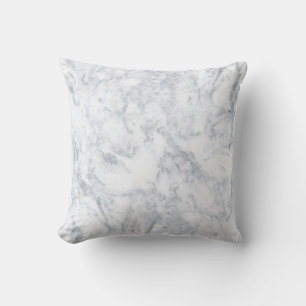 White Marble Look Cushion