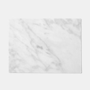 White Marble Look Doormat