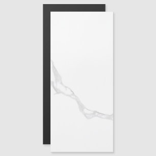 White Marble Magnetic Invitation