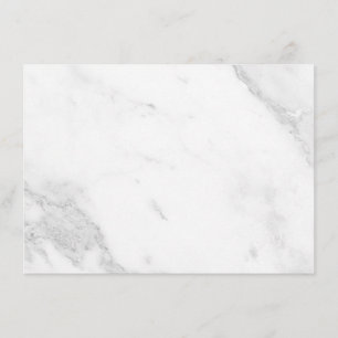 White Marble Menu