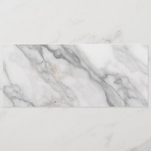 White Marble Menu