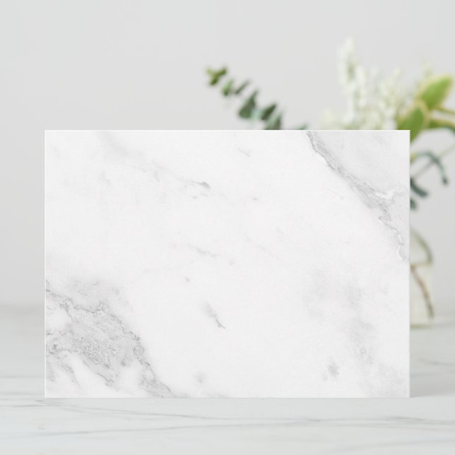 White Marble Menu (Standing Front)