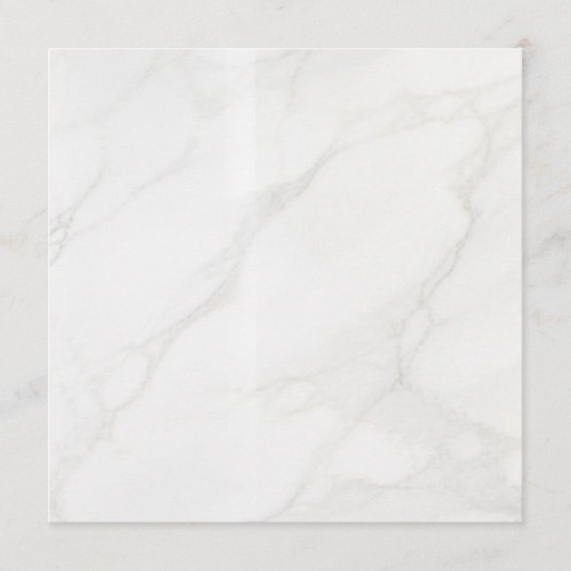 White Marble Menu (Front)