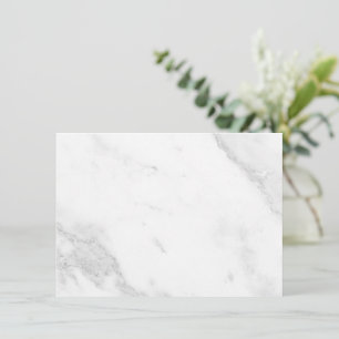 White Marble Menu