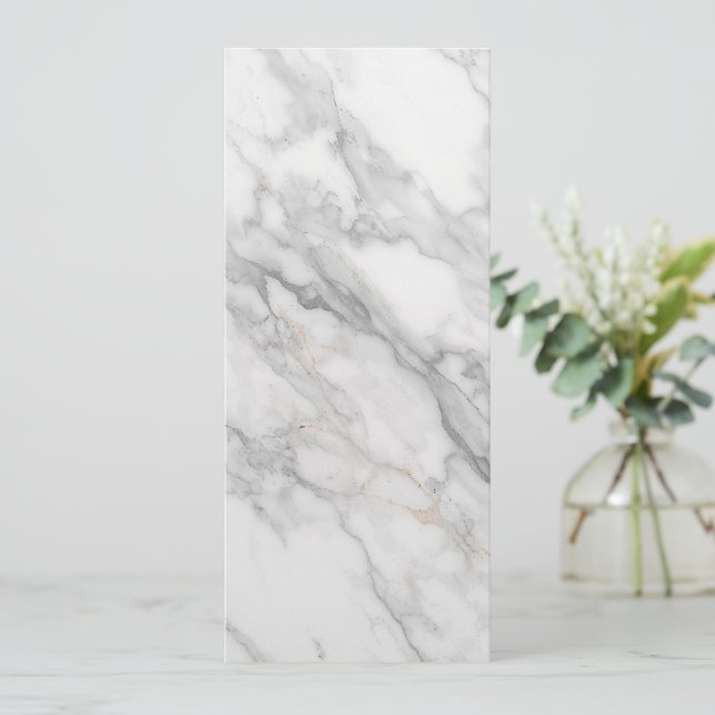 White Marble Menu (Standing Front)