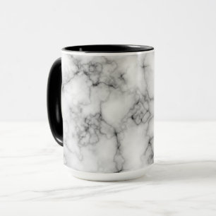 White Marble Mug