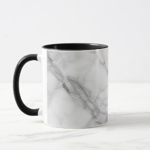 White Marble Mug