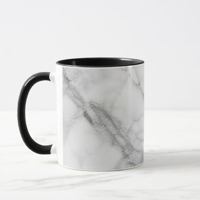 White Marble Mug (Left)