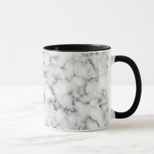 White Marble Mug