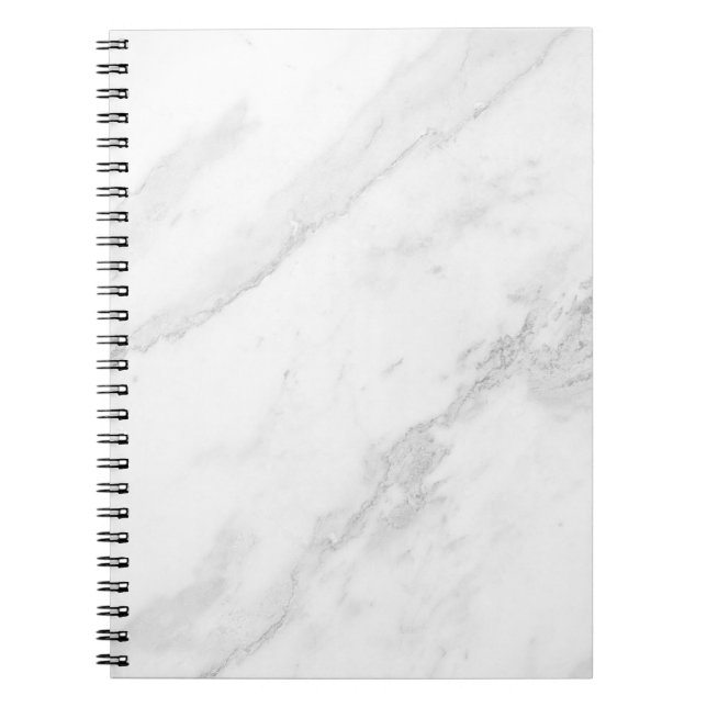  White Marble Notebook (Front)