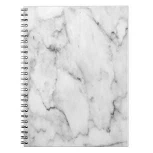 White  Marble Notebook