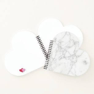 White Marble Notebook