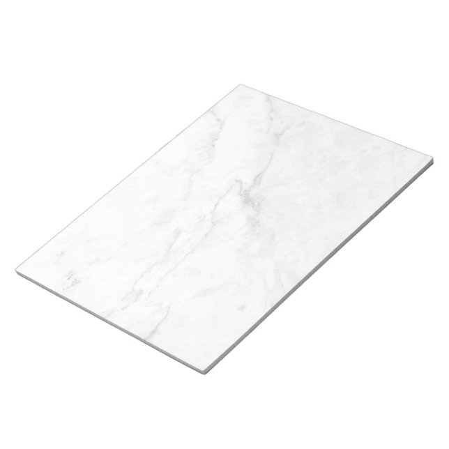  White Marble Notepad (Angled)