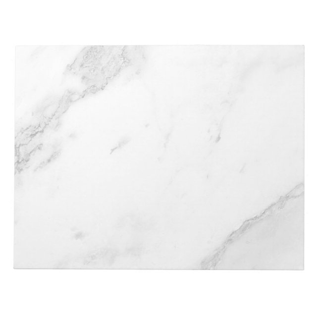White Marble Notepad (Front)
