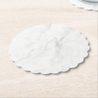 White Marble Paper Coaster