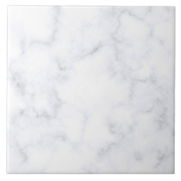 White Marble Pattern Ceramic Tile