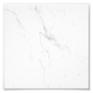 White Marble Photo Print