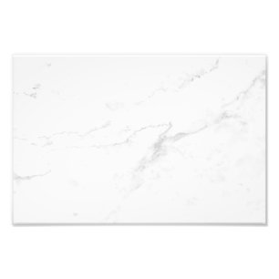 White Marble Photo Print