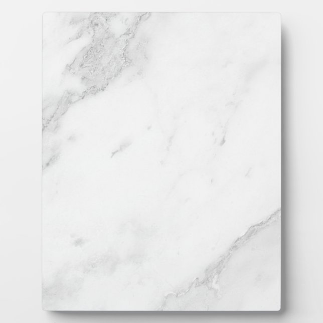 White Marble  Plaque (Front)