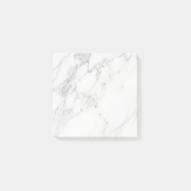 White Marble Post-it Notes (Front)
