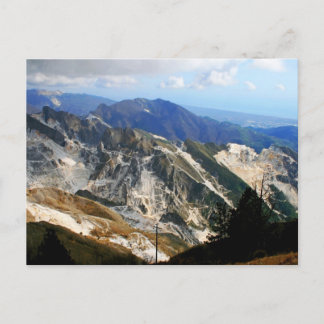 White Marble Quarries, Carrara - Italy Postcard