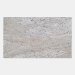 White Marble Rectangle Sticker
