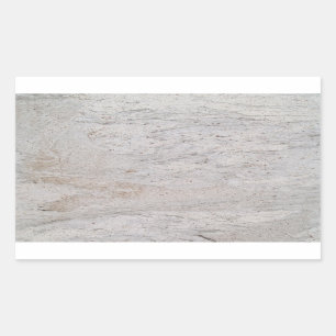 White Marble Rectangle Sticker