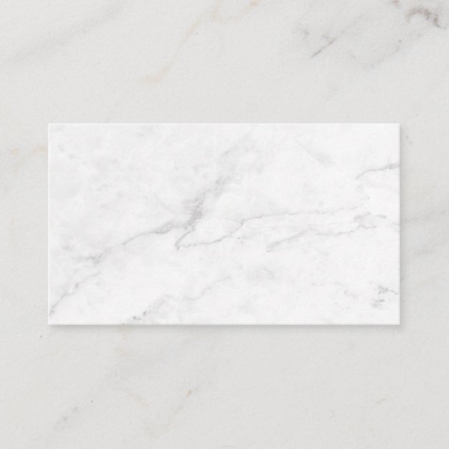 White Marble Referral Card (Front)