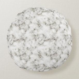 white-marble round cushion