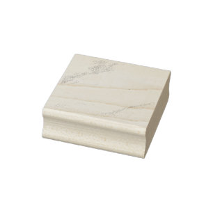 White Marble Rubber Stamp