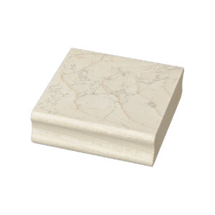 White Marble Rubber Stamp