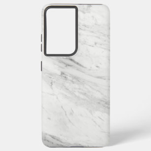 White Marble Samsung Galaxy Case