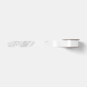 White Marble Satin Ribbon