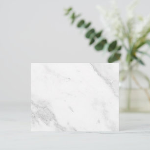 White Marble Save The Date