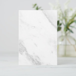 White Marble Save The Date
