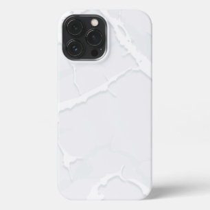 White Marble Scrap Elegant iPhone 13 Pro Max Case