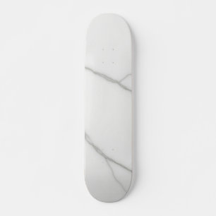 White Marble Skateboard