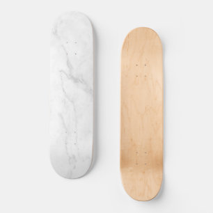 White Marble Skateboard