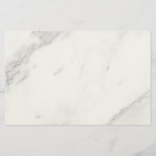 White Marble Stationery