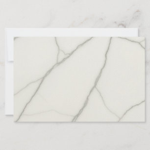 White Marble Stationery