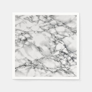 White Marble Stone Napkins Modern Design