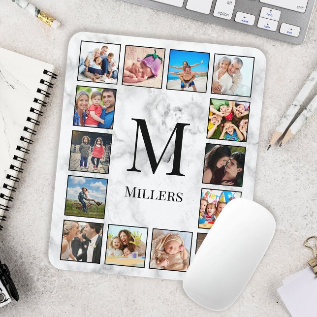 White Marble Stone Pattern Mouse Mat (Creator Uploaded)