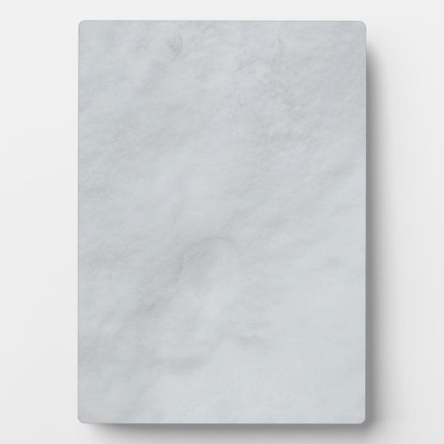 White Marble Stone Tabletop Plaque with Easel (Front)